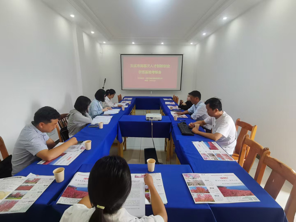 我公司“高层次人才创新创业示范基地”通过市、县组织部门考核